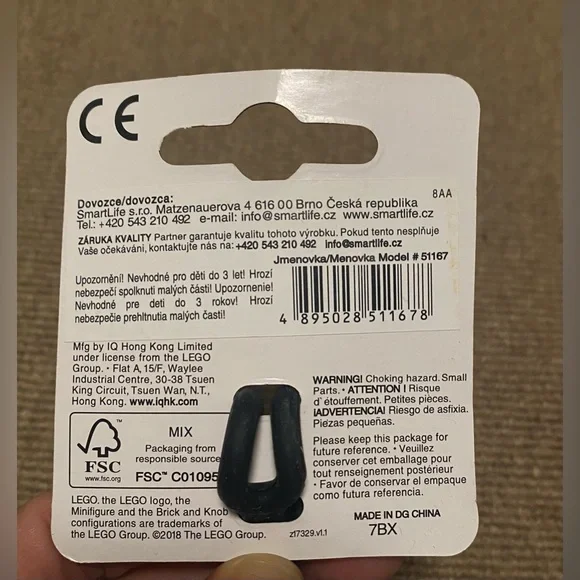 New Lego Iconic Boy Luggage Bag Tag - Picture 5 of 5